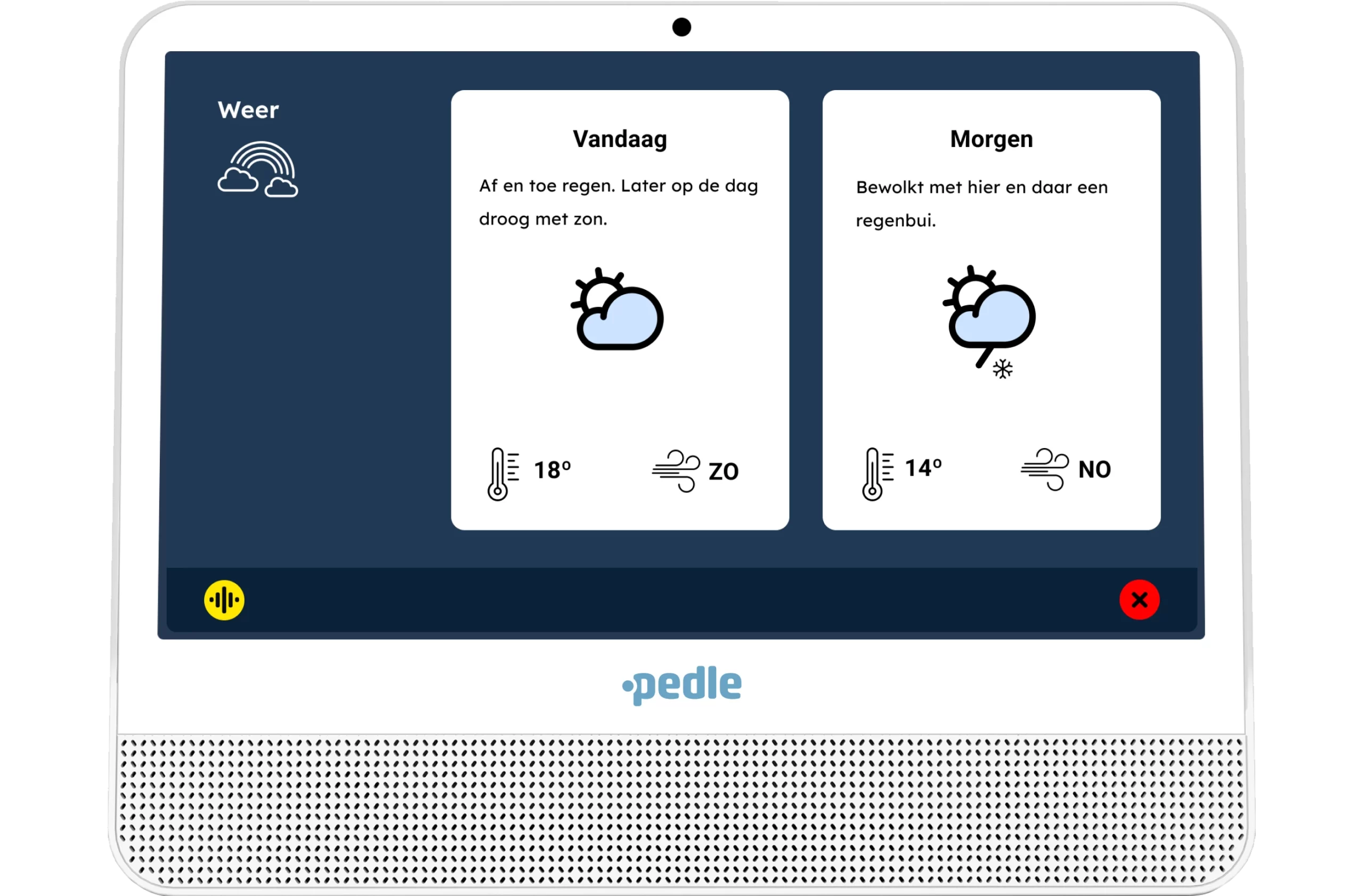 Pedle device and interface