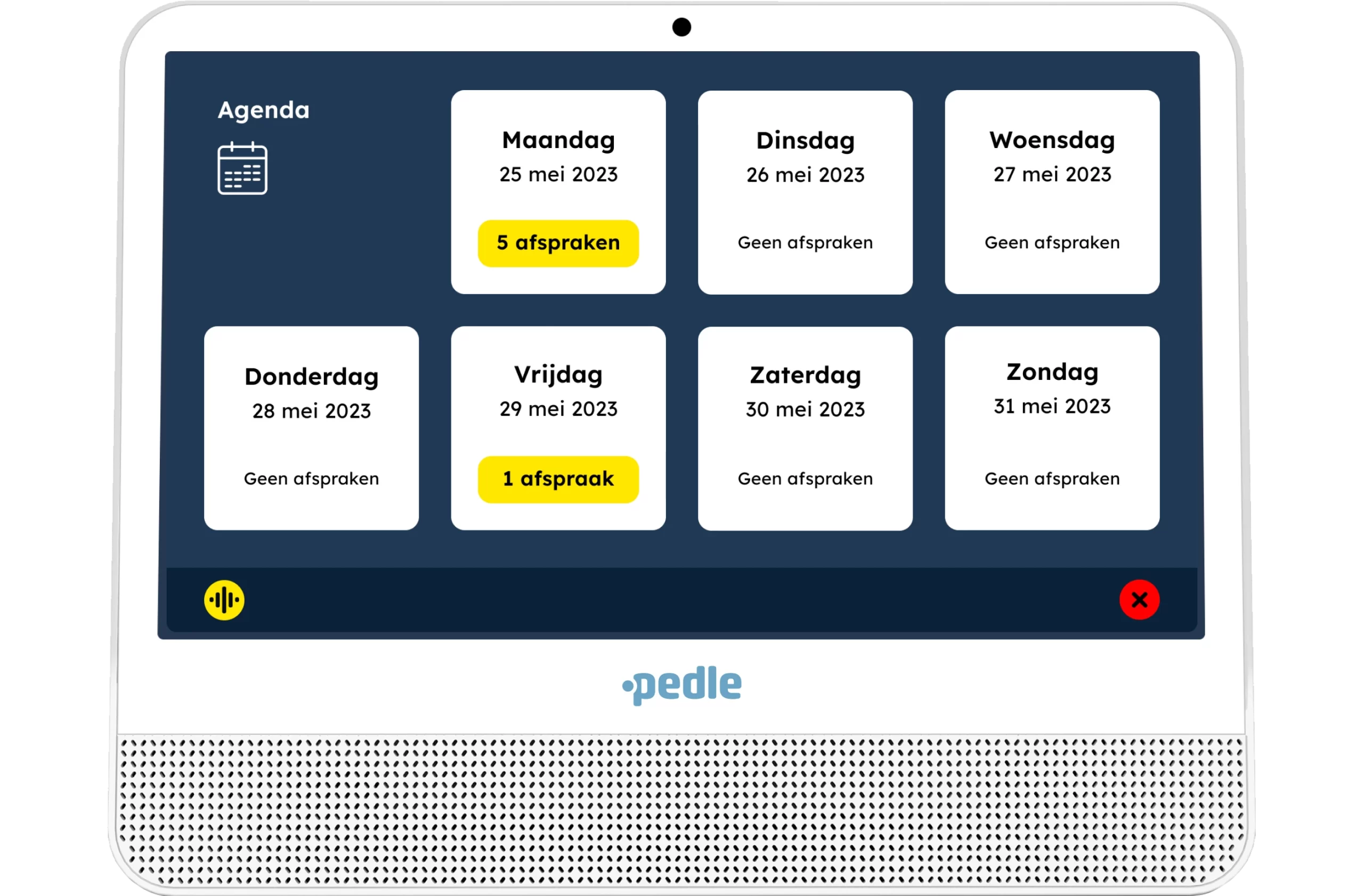 Pedle device and interface