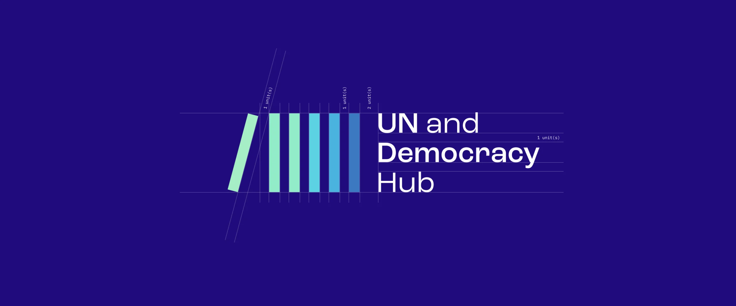 UN and Democracy Hub logo
